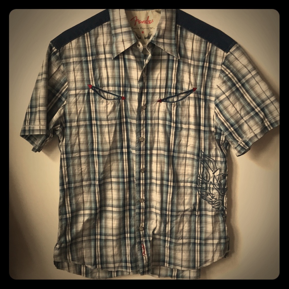 Fender short sleeve button down